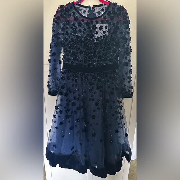 Mac Duggal blue dress 67007 - Picture 4 of 4